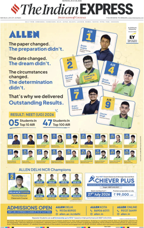 Cover of The Indian Express