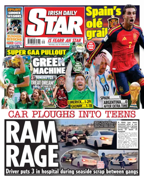 Cover of Irish Daily Star