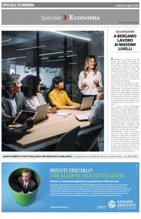 Cover of Corriere della Sera (Bergamo)