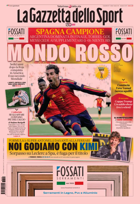 Cover of La Gazzetta dello Sport - Milano