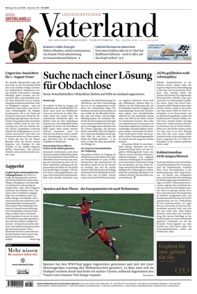 Cover of Liechtensteiner Vaterland