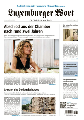Cover of Luxemburger Wort