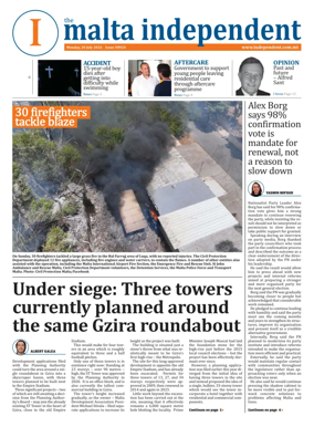 Cover of Malta Independent