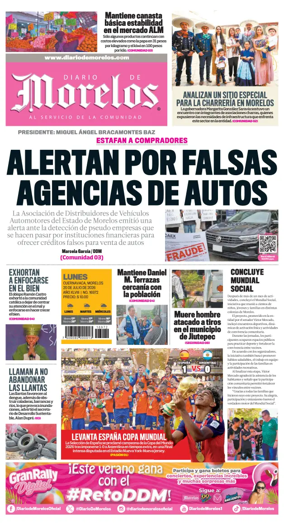 Cover of Diario de Morelos