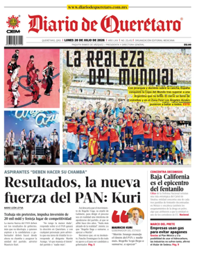 Cover of Diario de Queretaro