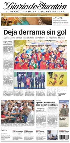 Cover of Diario de Yucatan