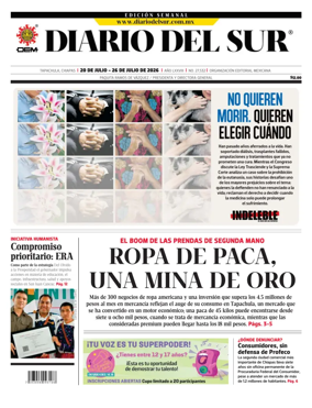 Cover of Diario del Sur