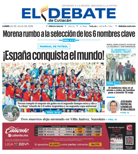 Cover of El Debate de Culiacan