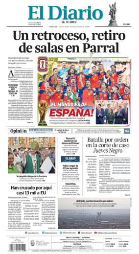 Cover of El Diario de Juarez