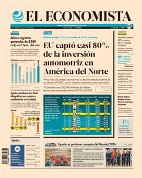 Cover of El Economista (Mexico)