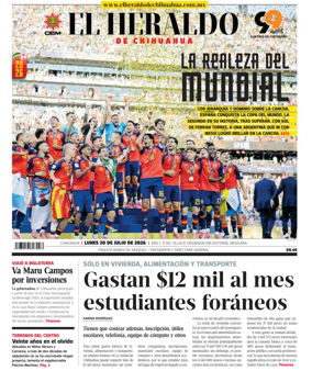 Cover of El Heraldo de Chihuahua