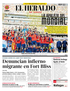 Cover of El Heraldo de Juarez
