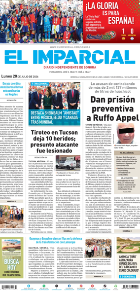 Cover of El Imparcial