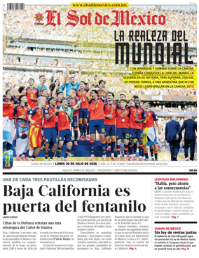 Cover of El Sol de Mexico