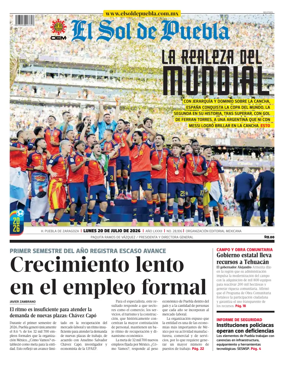 Cover of El Sol de Puebla