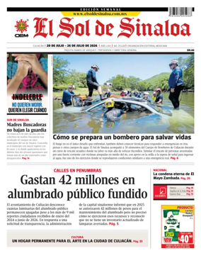 Cover of El Sol de Sinaloa