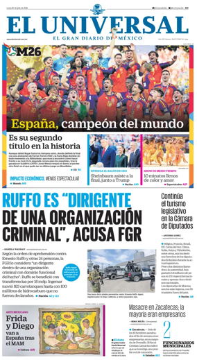 Cover of El Universal