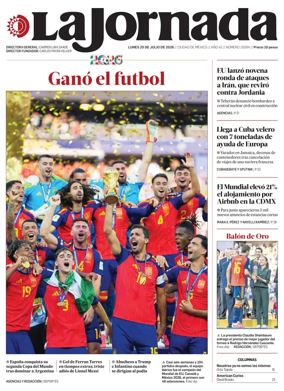 Cover of La Jornada