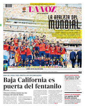 Cover of La Voz de la Frontera