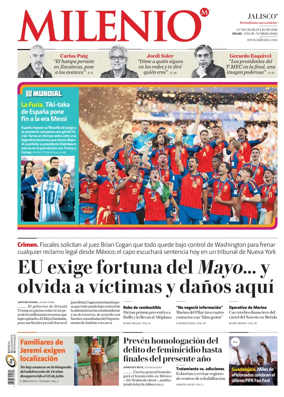 Cover of Milenio Jalisco