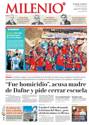 Cover of Milenio Tamaulipas