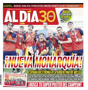 Cover of Periodico Al Dia (Leon)