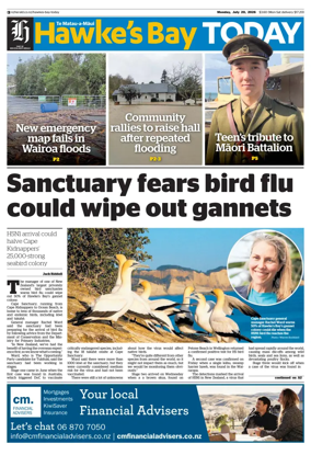 Cover of Hawke's Bay Today