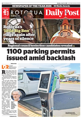 Cover of Rotorua Daily Post
