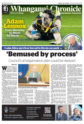Cover of Whanganui Chronicle