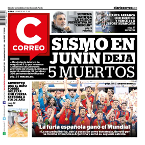 Cover of Diario Correo