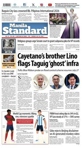 Cover of Manila Standard