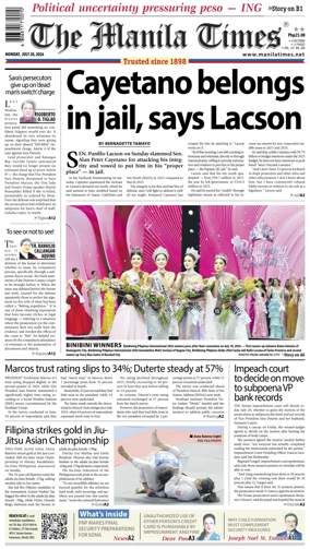 Cover of The Manila Times