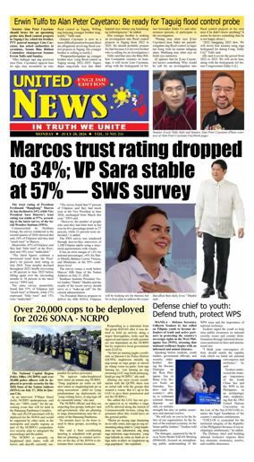 Cover of United News - English Edition