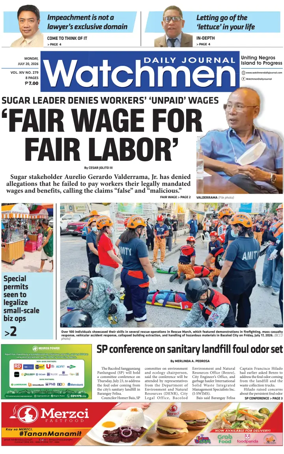 Cover of Watchmen Daily Journal