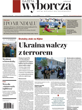 Cover of Gazeta Wyborcza Stoleczna