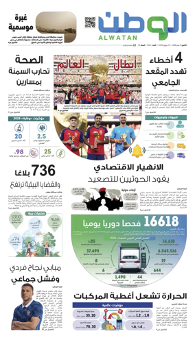 Cover of Al-Watan (Saudi)