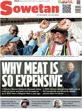Cover of Sowetan