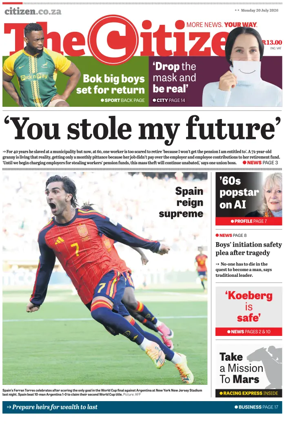 Cover of The Citizen (Gauteng)