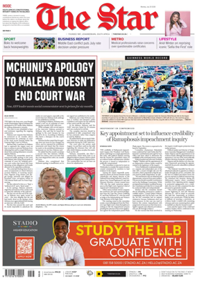 Cover of The Star Late Edition