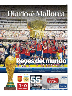 Cover of Diario de Mallorca