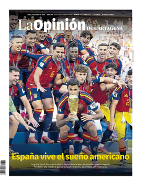 Cover of La Opinion de Murcia (Cartagena)