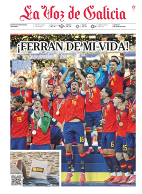 Cover of La Voz de Galicia (Arousa)