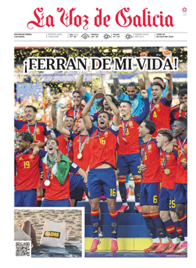 Cover of La Voz de Galicia (Ferrol)