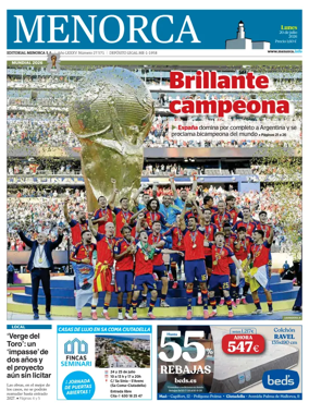 Cover of Menorca Diario Insular