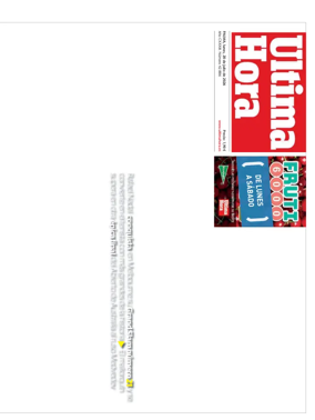 Cover of Ultima Hora
