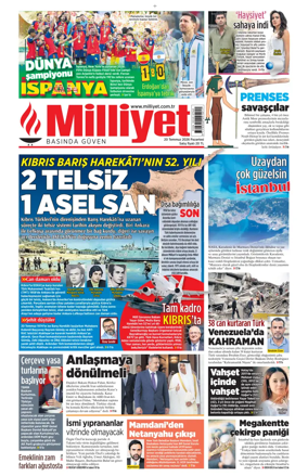 Cover of Milliyet