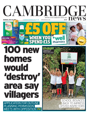 Cover of Cambridge News