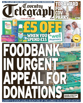 Cover of Coventry Telegraph