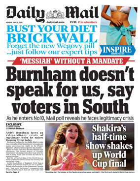 Cover of Daily Mail