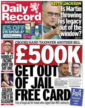 Cover of Daily Record